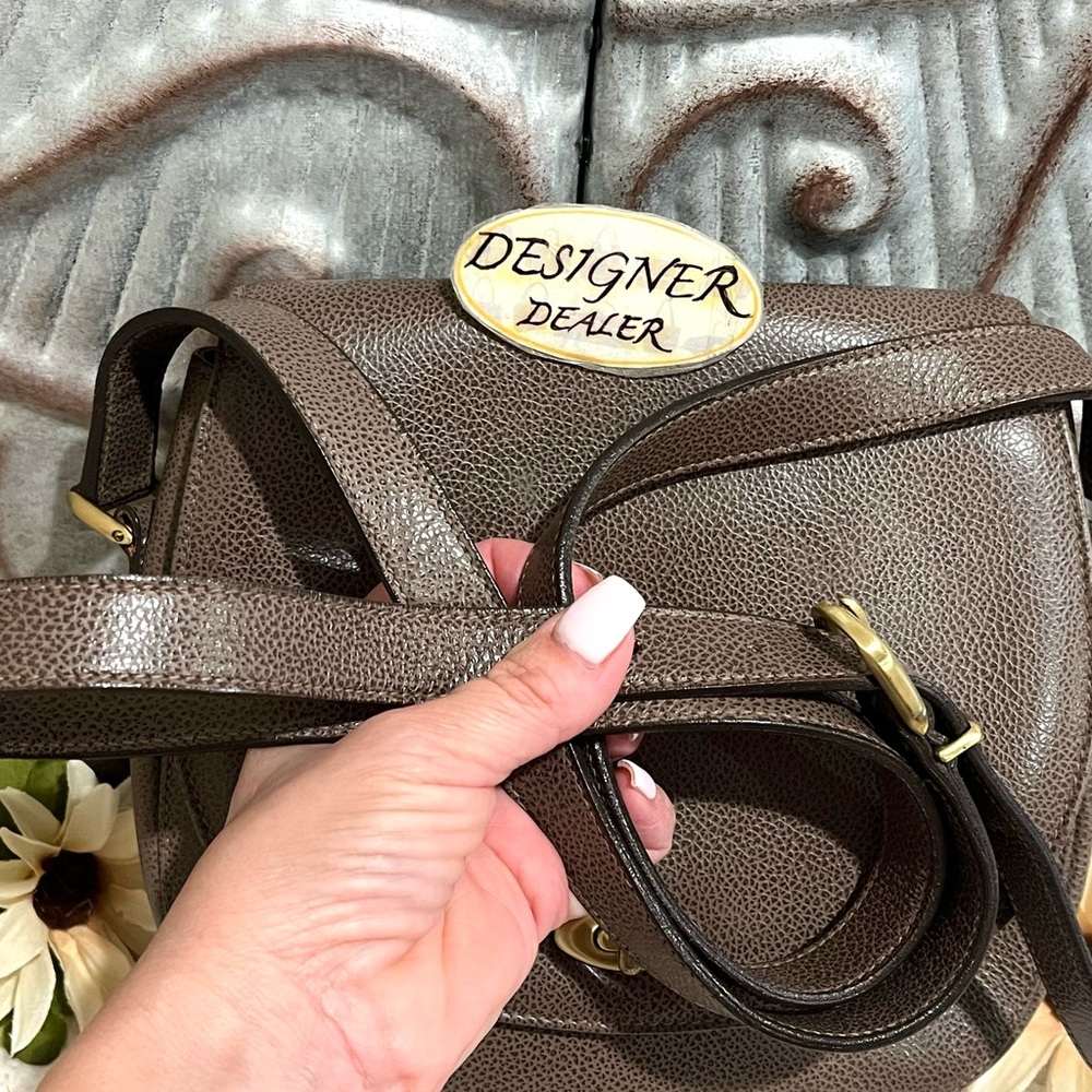 COACH Vintage Madison Carlyle Leather Crossbody 4410 Brown Made In Italy 🇮🇹 - Picture 7 of 15